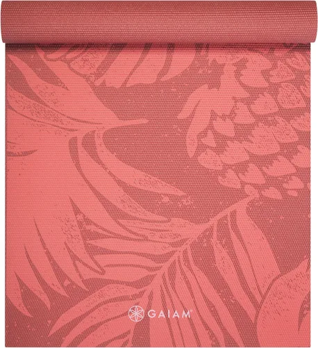Miniatura 15 de Gaiam - Tapete de yoga con estampado, antideslizante para ejercicio y fitness para todo tipo de yoga, pilates y ejercicios en el suelo Marea