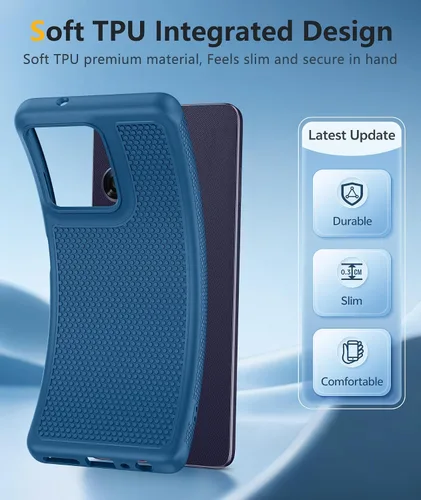 Miniatura 102 de FNTCASE Funda para iPhone 17 Pro: Fundas delgadas translúcidas de color azul claro compatibles con MagSafe, protección completa de la cámara