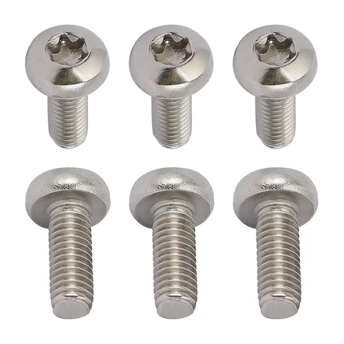 Miniatura 59 de DTGN Tornillos Torx de cabeza plana M1.0.236x0.118 in (DXL), paquete de 20, buenos para maquinaria, sujetadores de seguridad Torx de acero
