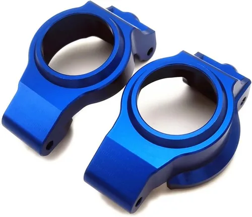 Miniatura 2 de 1/5 6S & 8S RC Car 77076 – 4 aleación frontal de aluminio C Hub C-Hub – 1PR Replace de 7732 Azul