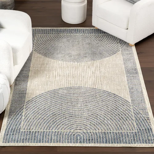 Miniatura 27 de Nuloom Aadhya - Alfombra geométrica de 2 x 8 pies para sala de estar, dormitorio, comedor, entrada, pasillo, color marrón claro