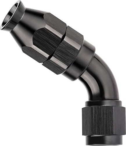 Miniatura 19 de EVIL ENERGY - Adaptador de manguera de una pieza PTFE 4AN de 30 grados, aluminio, color negro