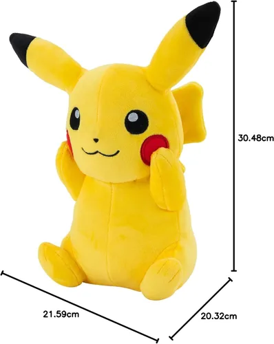 Miniatura 6 de Pokemon PKW3074 Pikachu de peluche (7.9 in)
