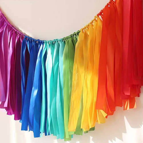 Miniatura 7 de 20 borlas de papel de seda para decoración de fiestas, bodas, festivales, baby shower, festivales, etc., negro 25 cm