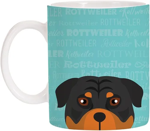 Miniatura 44 de Taza de café de cerámica con diseño de raza de perro de 11 oz (Border Collie)