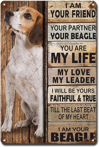 Miniatura 23 de Letrero de Metal Letrero de Hojalata Arte de Pared Vintage I Am Your Friend Regalo para Amantes de Schnauzer Arte de Pared Vintage Impresiones