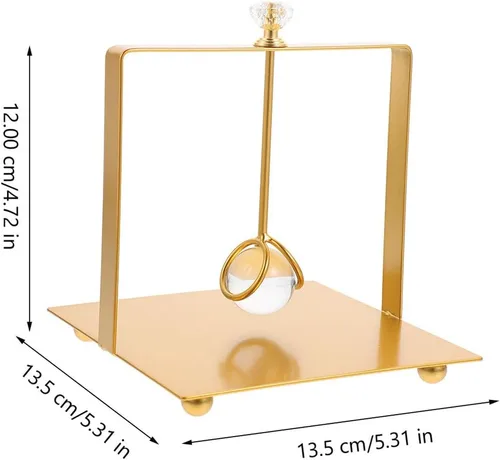 Miniatura 2 de Metal Napkin Holder Stand, Freestanding Tissue Organizer, Gold Square Paper Napkin Holder for Dining Table, Kitchen, Restaurant Use