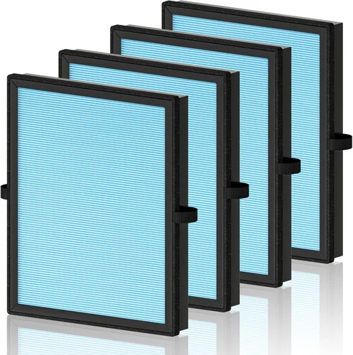 Miniatura 15 de MK04 Filtro de aire de repuesto para purificador de aire Aroeve MK04 MG04JH, filtro H13 True HEPA de 4 en 1 de carbón activado de alta eficiencia