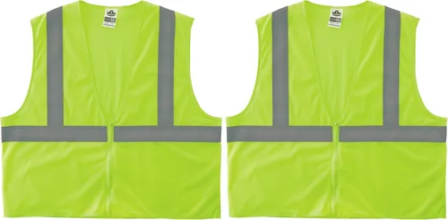 Miniatura 3 de Ergodyne unisex adult Reflective Safety Vest, High Visibility Mesh, Closure