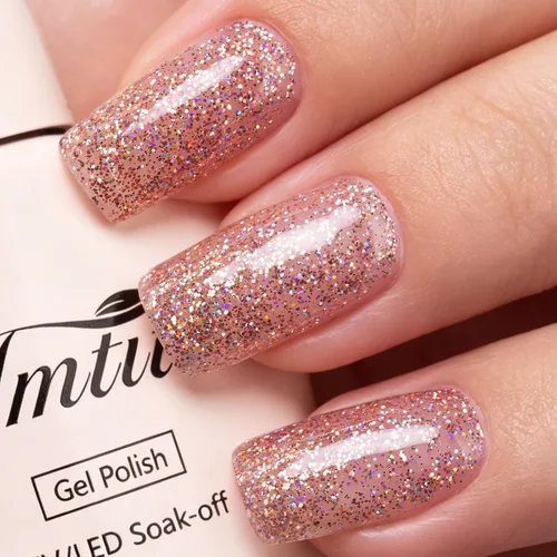 Miniatura 46 de Esmalte de uñas de gel blanco lechoso, esmalte de uñas de gel nude transparente blanco para uñas, esmalte de gel blanco translúcido UV/LED que se