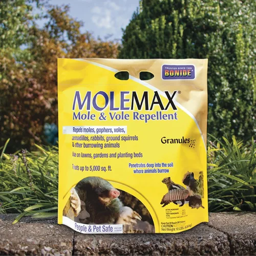 Miniatura 5 de Bonide 692150 Mole Max gránulos repelentes de topos, 10 libras