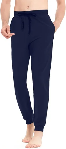 Miniatura 35 de Idtswch 30/32/34/36/38/40. Pantalones deportivos altos para hombre, extra largos, con bolsillos con cremallera