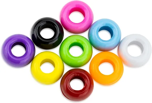 Miniatura 4 de Hygloss Productos Cubo O'Beads Class Economy 1000 poni de barril, 0.236x0.354 in, 1,000 piezas, Multi