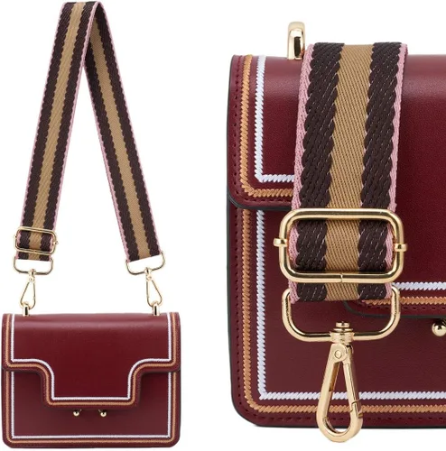 Miniatura 424 de ZOOEASS - Correa de repuesto para cartera, para colgar en el hombro o para cruzar, ancha y ajustable, de lona