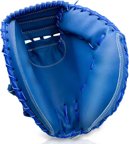 Miniatura 12 de Gracfulcub Guante de Receptor de Béisbol, Lanzamiento con Mano Derecha, Manopla de Receptor de Béisbol y Softbol para Niños, Jóvenes y Adultos Negro