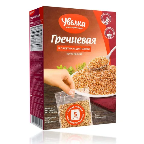 Miniatura 6 de Uvelka Alforfón hervir en bolsa, 5 unidades x 2.8 onzas, peso neto 14 onzas / 14.11 oz, alimentos orgánicos