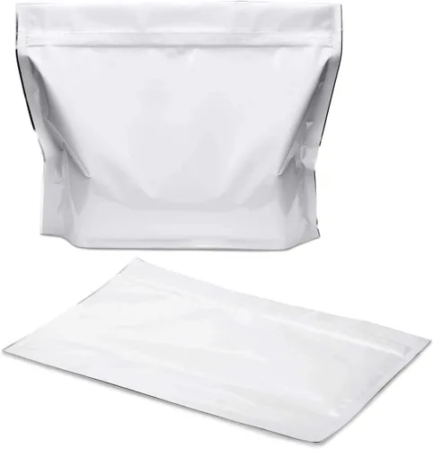 Miniatura 7 de ASTM-D3475 - 50 bolsas resellables de 12 x 9 x 4 pulgadas, color blanco brillante, bolsas de salida estándar resistentes a los niños