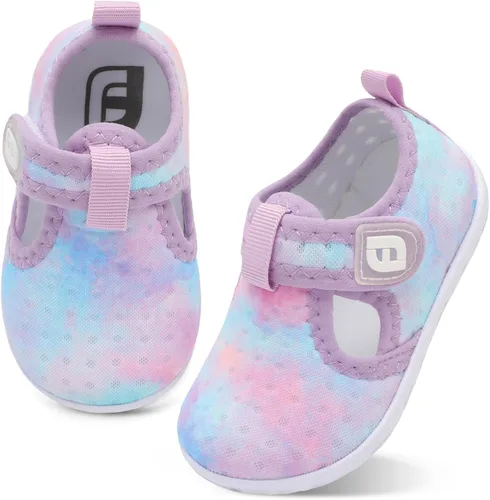 Miniatura 27 de JOINFREE Zapatos de agua para bebés y niños pequeños, sandalias para niños y niñas, zapatillas transpirables para caminar y correr