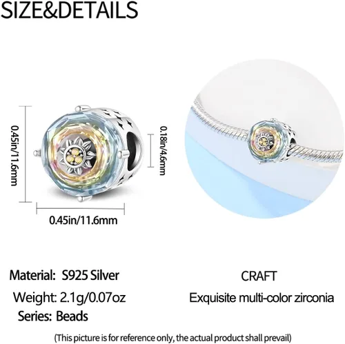 Miniatura 110 de LIGHTDOG Abalorios de plata de ley 925 para pulseras Pandora, collares para mujer, cuentas colgantes, cuentas de joyería, regalos para mujeres