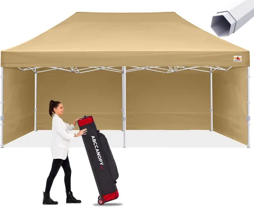 Miniatura 17 de ABCCANOPY - Tienda de campaña con dosel de primera calidad, sombra instantánea comercial, 10 x 15, serie premium, gris