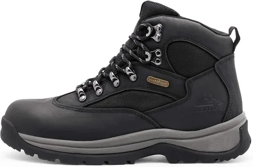 Miniatura 2 de NORTIV 8 Botas de senderismo impermeables para hombre botas de senderismo de cuero medio tobillo