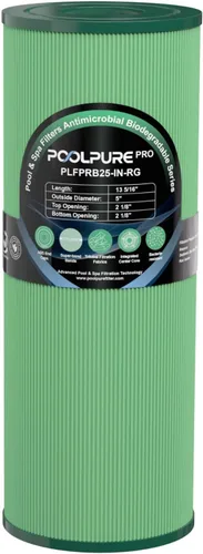 Miniatura 9 de POOLPURE Antimicrobia PRB25-IN-M Filtro de spa que reemplaza a Unicel C-4326RA, Filbur FC-2375M, 3005845, 17-2327, 100586, 33521, 25392, 817-2500