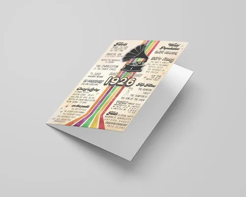 Miniatura 7 de Katie Doodle Tarjeta de cumpleaños número 100 – (hecha en Estados Unidos) – Tarjeta de cumpleaños de 100 años (5 x 7 pulgadas, interior en blanco)