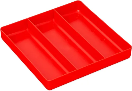 Miniatura 19 de Ernst MFG Organizador de cajones de 10 compartimentos: bandeja apilable resistente para organización de herramientas automotrices, caja de Negro