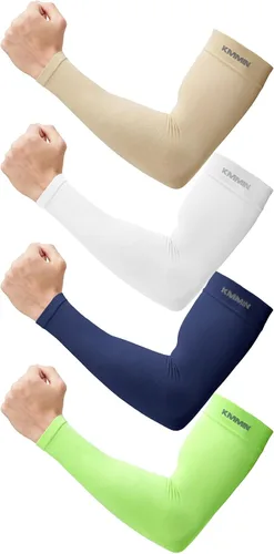 Miniatura 19 de KMMIN - Mangas para brazo con protección de rayos ultravioleta para conducción, ciclismo, golf, baloncesto.