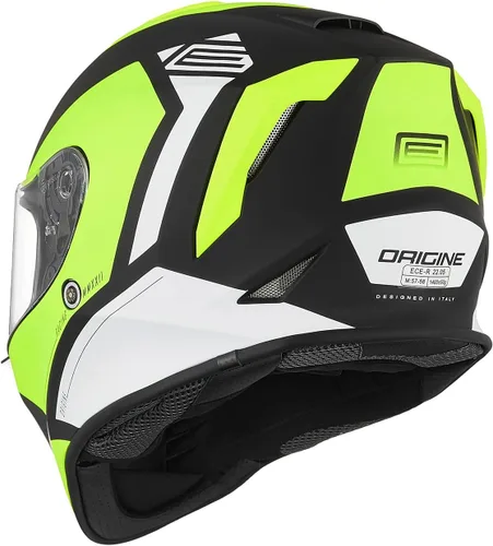 Miniatura 3 de ORIGINE Casco de motocicleta de cara completa On Road, aprobado por DOT