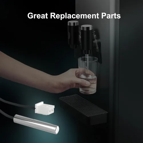 Miniatura 5 de DROK 3 piezas de sonda de sensor de temperatura de 10K, sonda de temperatura impermeable de 1 metro, sonda de temperatura de acero inoxidable 3950