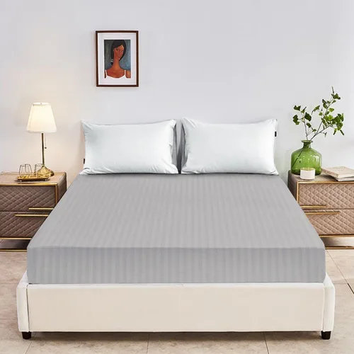 Miniatura 19 de 1 sábana bajera de tamaño individual, sábana bajera 100% algodón orgánico, sábana bajera suave de 800 hilos, calidad de hotel suave, bolsillo