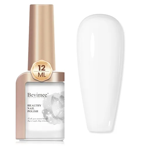 Miniatura 9 de Esmalte de uñas de secado rápido, secado rápido, esmalte de uñas transparente color nude regular, esmalte de uñas holográfico de alta cobertura