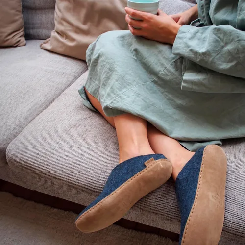 Miniatura 6 de Glerups Pantuflas modelo B para mujer