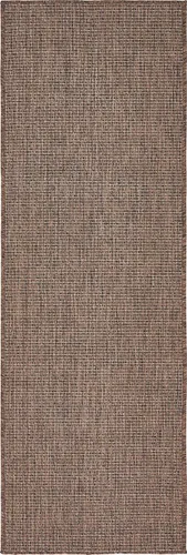 Miniatura 52 de Unique Loom Collection Alfombra de Área Plana Casual de Transición Sólida Jaspeada para Interiores/Exteriores (Pasillo 2' x 6' 1", Azul/Azul Marino)