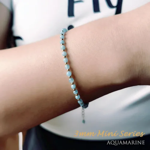 Miniatura 4 de Morchic - Pulsera ajustable de pulgadas para mujer, con mini cuentas de gemas naturales, serie de dijes de gemas de energía, regalo de cumpleaños
