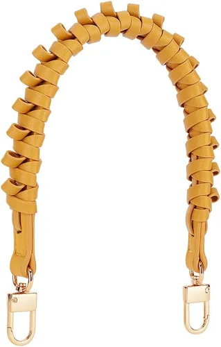 Miniatura 11 de PH PandaHall 1 pieza 17 pulgadas trenzado imitación cuero asas de repuesto bolsos correas bolso bandolera correa con hebilla de langosta giratoria