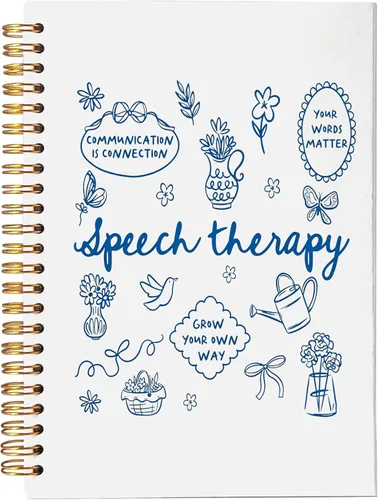 Miniatura 11 de VNWEK Everyone Merves a Voice Speech Therapy - Cuaderno en espiral de 5.5 x 8.3 pulgadas, cuaderno de espiral de tapa dura con forro colorido