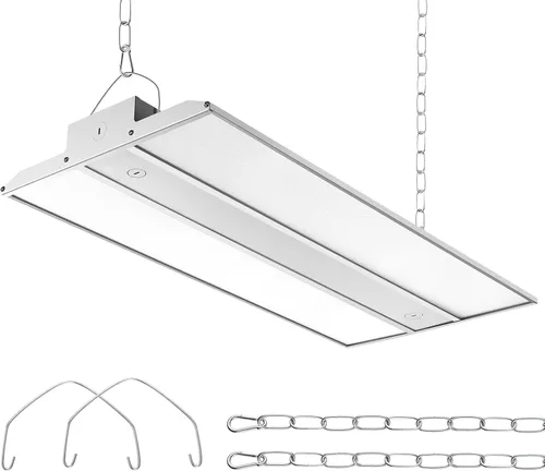 Miniatura 10 de Lámpara lineal de alta bahía LED de 165 W, 2 pies 22280LM (135LM/W) 5000K luz diurna LED talleres luz, 100-277V, 0-10V regulable UL Warehouse