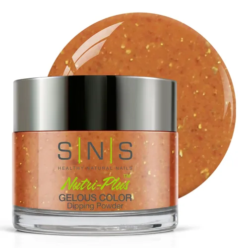 Miniatura 38 de SNS Polvo de inmersión de uñas, polvo de inmersión de color geloso - Acai Bowl (negro) - Color de uñas de larga duración dura 14 días - Bajo olor