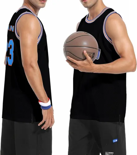 Miniatura 5 de Camiseta de baloncesto para hombre, camisetas de película espacial de los años 90, Halloween, hip hop, ropa de fiesta, camisas deportivas