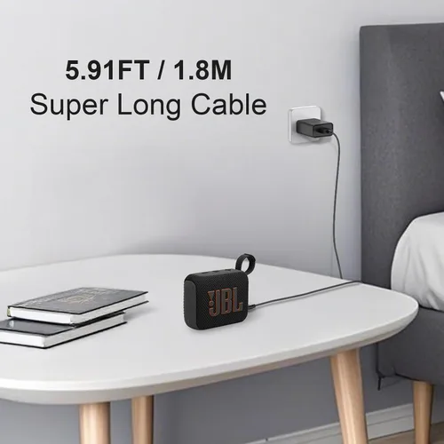 Miniatura 3 de Cargador USB para JBL Charge 4, Charge 5, JBL Flip 5, Flip 6, JBL Pulse 4, Pulse 5, Clip4, Clip5, JRPOP, Endurance Peak II, cable de cargador USB