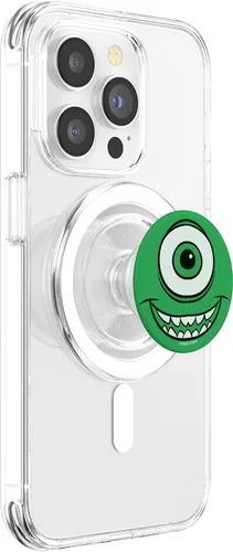 Miniatura 3 de Disney Pixar Monsters Inc. Mike Wazowski Big Face PopSockets MagSafe PopGrip para iPhone