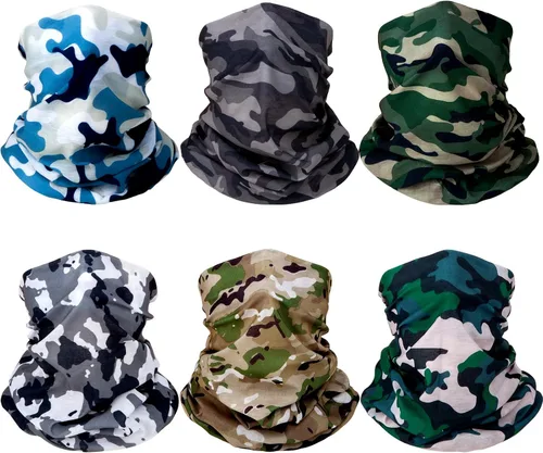 Bufanda transpirable para el cuello, máscara facial para hombres y mujeres, senderismo, ciclismo, deportes, pesca, protección solar UV bandana