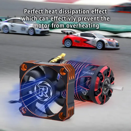 Miniatura 3 de Ventilador de refrigeración de motor RC de 50 mm 10000 RPM Disipador de calor del motor RC Ventilador de refrigeración ESC de 8.5V Disipación