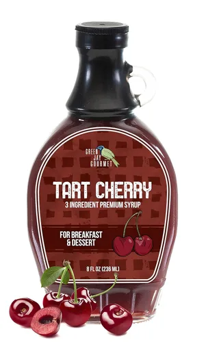 Miniatura 20 de Green Jay Gourmet Jarabe de Fresa – Jarabe de Desayuno Premium de 3 Ingredientes con Fresas Frescas, Azúcar de Caña y Jugo de Limón – Jarabe