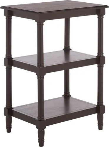 Miniatura 15 de Safavieh Home Collection Cassie Greige - Mesa de almacenamiento de 3 estantes ACC5715A, 19.8 pulgadas de ancho x 15 pulgadas de largo x 30 pulgadas