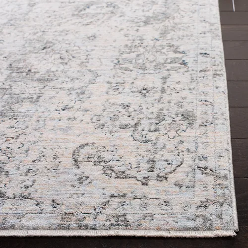 Miniatura 4 de SAFAVIEH Winston Collection - Alfombra de área de 7 pies 1 pulgada x 10 pies, color beige y gris, diseño envejecido, no desprende pelusa y de fácil