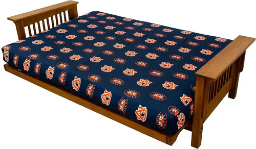 Miniatura 3 de College Covers Everything Comfy Auburn Tigers - Funda para futón, tamaño matrimonial (54 x 76 x 6 pulgadas), se adapta a tapetes de 6 y 8 pulgadas