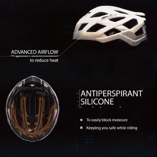 Miniatura 6 de SQUALO Victor - Casco de bicicleta para hombres y mujeres, casco de bicicleta con esfera de ajuste unisex para adultos, casco de ciclismo